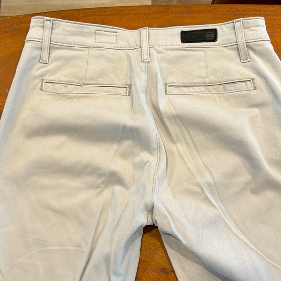 AG The Caden Tailored Trouser in Light Grey. Size 26R. - Picture 3 of 4